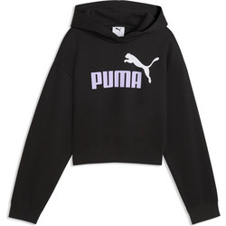 Puma Παιδικό Φούτερ με Κουκούλα Μαύρο Λιλά 690717-55