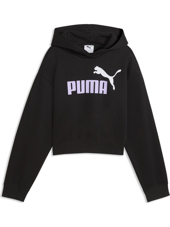 Puma Παιδικό Φούτερ με Κουκούλα Μαύρο Λιλά 690717-55