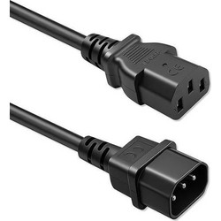 Qoltec 54630 Καλώδιο Τροφοδοσίας IEC C13 to IEC C14 2m
