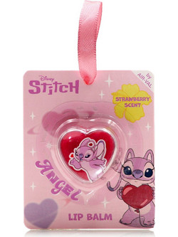 Air Val Health Plus Disney Stitch Angel Strawberry Scent Lip Balm Pot με Χρώμα 4gr