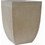 Mastershop Γλάστρα Εξωτερικού Χώρου Τετράγωνη Fiberclay Μπεζ 36x36x49cm 00.03.34538