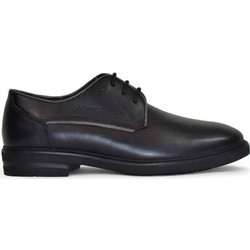 Softies Ανδρικά Σκαρπίνια Derby Δερμάτινα Μαύρα 6275-1028