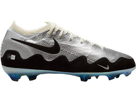 Nike Zoom Mercurial Vapor 16 Elite FG HQ1993-001 Παιδικά Ποδοσφαιρικά Παπούτσια με Τάπες και Καλτσάκι Ασημί Μαύρα