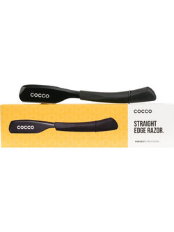 Cocco Straight Edge Razor Japan Style T15 Matte Black Φαλτσέτα Ξυρίσματος