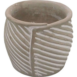 MarHome Κασπώ Πήλινο Μπεζ 18.5x16cm 06-00-23400