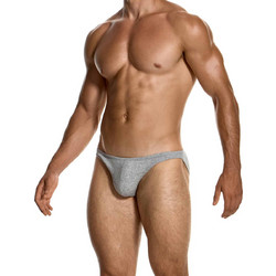 Modus Vivendi Ribbed Ανδρικό Σλιπ Βαμβακερό Γκρι 20614