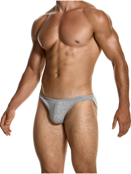 Modus Vivendi Ribbed Ανδρικό Σλιπ Βαμβακερό Γκρι 20614