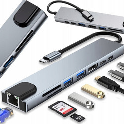 Verk Group USB-C Docking Station με HDMI PD Ethernet 5907451369791