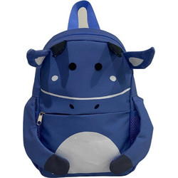 Abo Hello Cow Are You Σχολική Τσάντα Πλάτης Νηπιαγωγείου Μπλε 313305-05