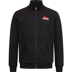 Lonsdale Ανδρική Ζακέτα Φούτερ με Φερμουάρ Μαύρη 117849-1519