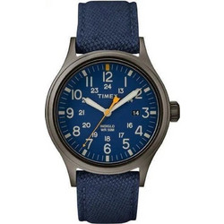 Timex Ανδρικό Ρολόι με Μπλε Υφασμάτινο Λουράκι TW2R46200