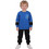 Joyce Παιδικό Σετ Φόρμας Royal Blue Μαύρο 2662121