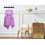 Γαρύφαλλο Παιδικό Πόντσο Θαλάσσης Microfiber Μωβ 63x135cm 1067
