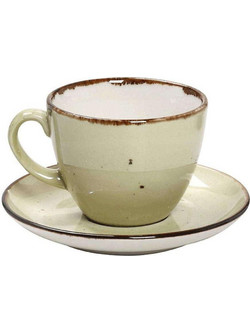 Espiel Jumbo Φλιτζάνι Cappuccino & Τσαγιού Πορσελάνης Μπεζ 350ml TLH110K6