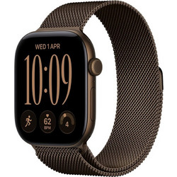Apple Watch Series 12 46mm Aluminum Dark Bronze Milanese Loop Dark Bronze