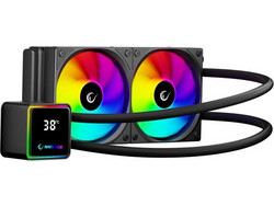 Rampage Infinite V240 Black Υδρόψυξη CPU 120mm ARGB για Socket AM3 / AM3+ / FM1 / FM2 / 2011 / 2066 / 2011-3 / AM4 / FM2+ / 1200 / 1700 / AM5 / 1851 / 115x