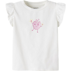 Name It Παιδικό T-Shirt Κοντομάνικο Εκρού 13254658