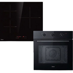 Midea Φούρνος Ηλεκτρικός Άνω Πάγκου 70lt ΜΙΗ623 με Επαγωγικές Εστίες MIH623EV25GK