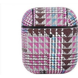 Terratec Air Box Θήκη Ύφασμα με Γάντζο για Apple AirPods 1 / 2 Ροζ