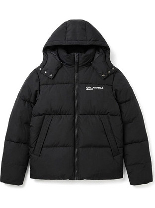 Karl Lagerfeld Ανδρικό Μπουφάν Χειμωνιάτικο Puffer Μαύρο B3M15011-999