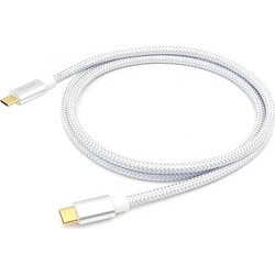 Equip 128358 Braided USB-C to USB-C 100W 2m White