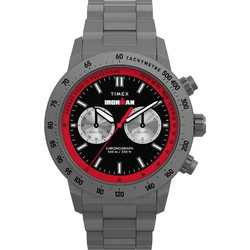 Timex Ironman Challenger Ανδρικό Ρολόι Χρονογράφος με Γκρι Μεταλλικό Μπρασελέ TW2Y02000