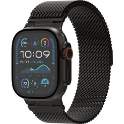 Decoded Milanaise Traction Λουράκι Μεταλλικό Black (Apple Watch 44 / 45 / 46 / 49mm)