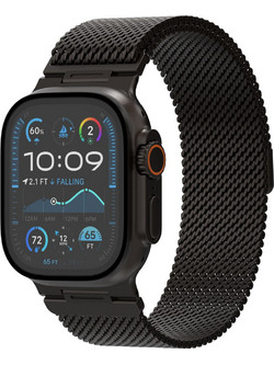 Decoded Milanaise Traction Λουράκι Μεταλλικό Black (Apple Watch 44 / 45 / 46 / 49mm)