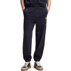 Hugo Boss Ανδρικό Παντελόνι Φόρμας με Λάστιχο Navy Μπλε 50564047-405