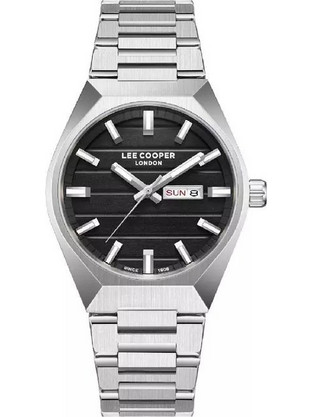 Lee Cooper Ανδρικό Ρολόι με Ασημί Μεταλλικό Μπρασελέ LC08363.350