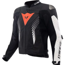 Dainese Super Speed 5 Leather Perf Black White Red