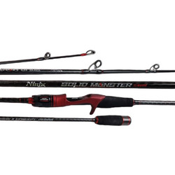 Ninja Solid Monster Καλάμι Ψαρέματος για Baitcasting Δίσπαστο 1.84m 30-200gr