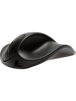 BakkerElkhuizen HandShoe Small Ασύρματο Ποντίκι Εργονομικό Vertical Black