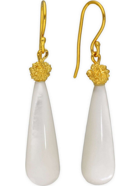 Emmanuela handcrafted for you Γυναικεία Σκουλαρίκια Κρεμαστά από Ασήμι 925 Επιχρυσωμένα 1386G