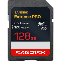 Sandisk Extreme Pro SDXC 128GB V30 UHS-I 250MB/s