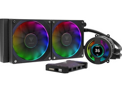 GAMDIAS Chione P3-240U Υδρόψυξη CPU 120mm ARGB για Socket AM2 / AM2+ / AM3 / AM3+ / FM1 / FM2 / 2011 / 2066 / 2011-3 / AM4 / FM2+ / TR4 / 1200 / 1700 / AM5 / 1851 / 115x