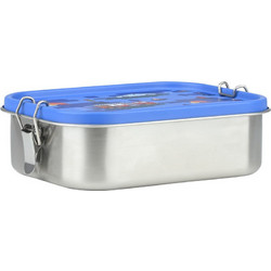 Estia City Heroes Δοχείο Φαγητού Inox 1.2lt Γαλάζιο