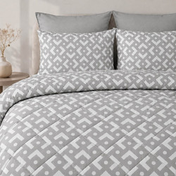 Astron Πάπλωμα Μονό 160x240 Chiara Grey 999921