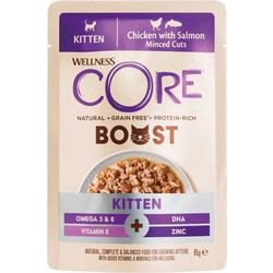 Wellness Core Boost Kitten Grain Free with Chicken & Salmon 85gr