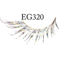 EG320 Βλεφαρίδες Ενιαίες Πολύχρωμες 2τμχ BBAY-18701