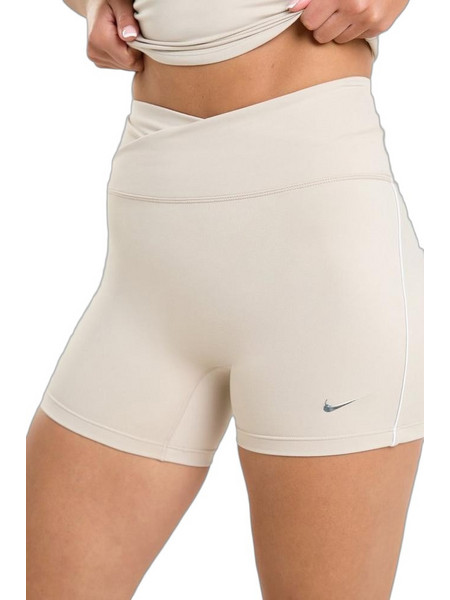 Nike Γυναικείο Κολάν Σορτς Ψηλόμεσο Μπεζ IU3944-236