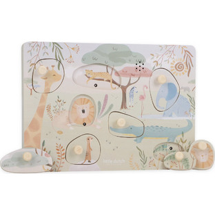 Παιδικό Puzzle Little Dutch Safari Friends 7 Κομμάτια