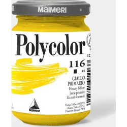 Maimeri Polycolor 116 Primary Yellow Ακρυλικό Χρώμα Ζωγραφικής 140ml