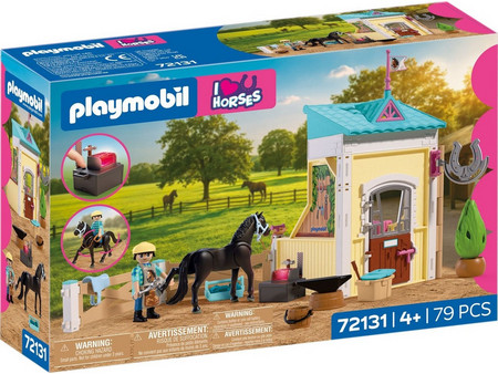 Playmobil I Love You Horses Μικρός Στάβλος με Πεταλωτή Αλόγων για 4+ Ετών 72131