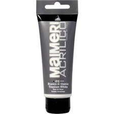 Maimeri 018 Titanium White Ακρυλικό Χρώμα Ζωγραφικής 200ml
