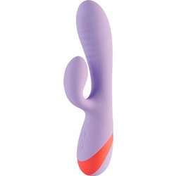 Dream Toys Twin Toned Δονητής Rabbit 19cm Μωβ