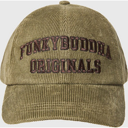 Funky Buddha Ανδρικό Καπέλο Jockey Κοτλέ Χακί FBM014-072-10