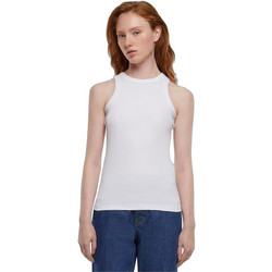 Urban Classics Γυναικείο Καλοκαιρινό Top Ριπ Λευκό TB6188-00220