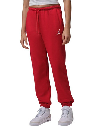 Jordan Γυναικείο Παντελόνι Φόρμας Fleece με Λάστιχο Κόκκινο IR0344-687