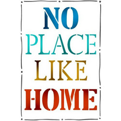 Stamperia Στένσιλ No Place Like Home 21x29.7cm KSG33500